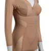 SHAPEWEAR BODYSUIT LONG SLEEVE FRONT 3_4-W